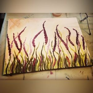 Lavender Field Painting